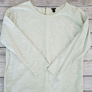 J Crew Zipper Tunic Sweatshirt - Sz. XS